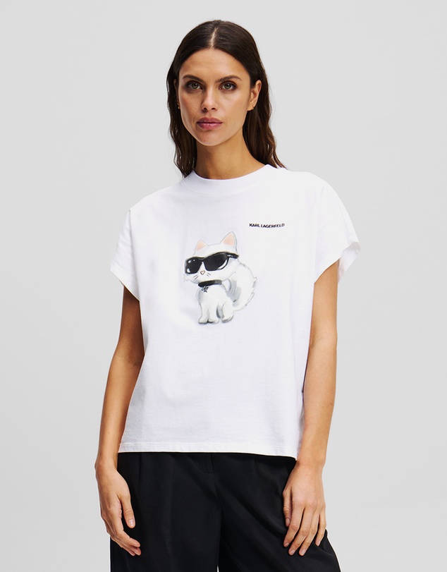 Karl Lagerfeld - Ikon Choupette T-Shirt