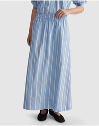 Decjuba - D-Luxe Poplin Stripe Skirt