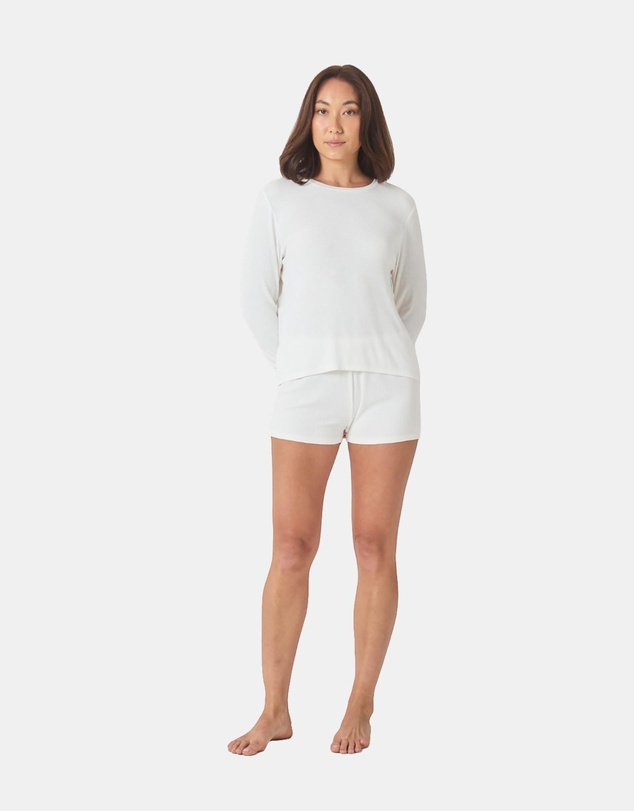 Gingerlilly - Avery Rib Lounge Mini Short