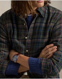 Polo Ralph Lauren - Custom Fit Plaid Brushed Flannel Shirt