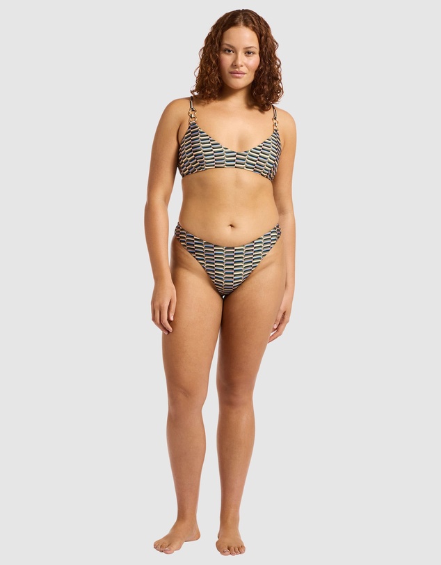JETS - Urban Geo High Leg Bikini Bottom