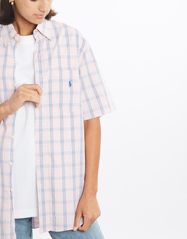 Vintage by The Real Deal - Pre Loved - Vintage 90s Polo Ralph Lauren Short Sleeve Button Up Shirt