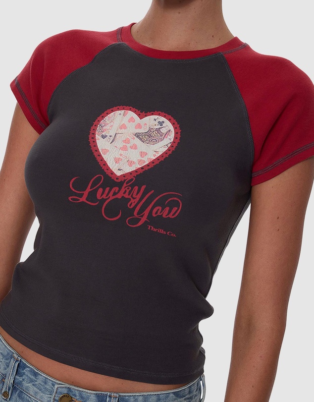 Thrills - Lucky You Raglan Club Tee