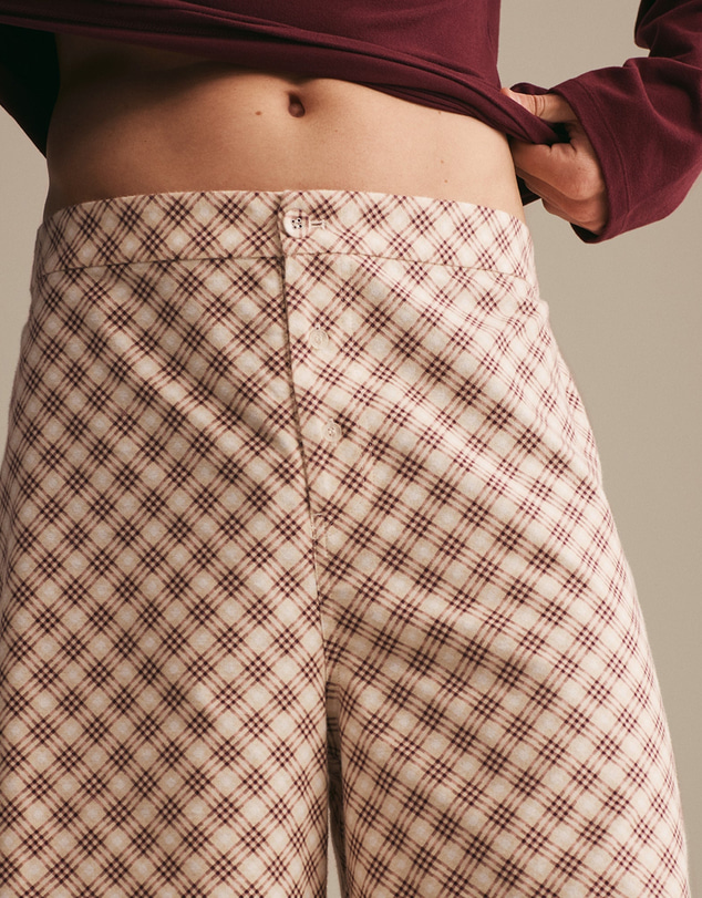 Resting - Double Brushed Flannelette Lennox Short