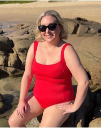 UNE PIECE - Classic Square Neck One Piece Swimsuit