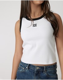Decjuba Kids - Harper Monogram Tank Top - Teens
