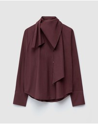 & Other Stories - Scarf-Detail Shirt