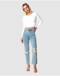 ONEBYONE - Classic Longsleeve Crop Tee