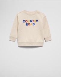 Country Road - Contrast Boucle Sweat