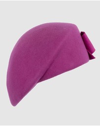 Max Alexander - Winter Fuchsia Felt Beret Hat