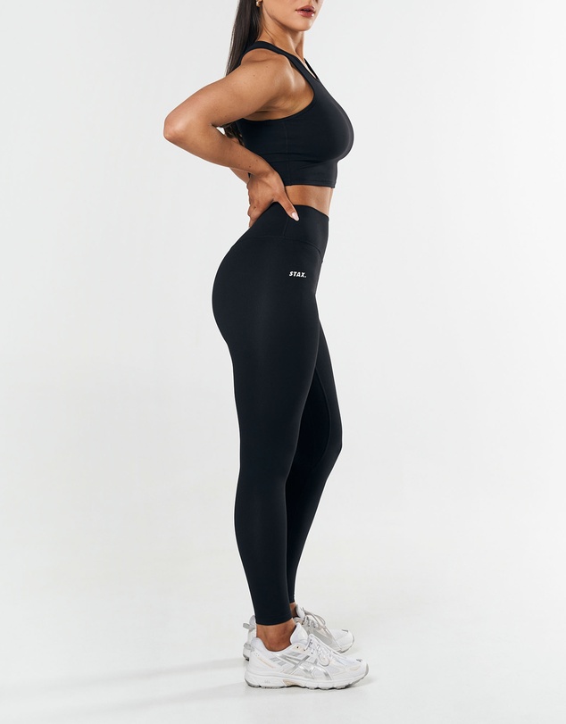 STAX. - Cropped Tank  NANDEX™ - Black 