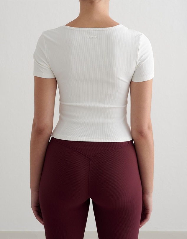 Aim'n - Ribbed Performance Short Sleeve Top