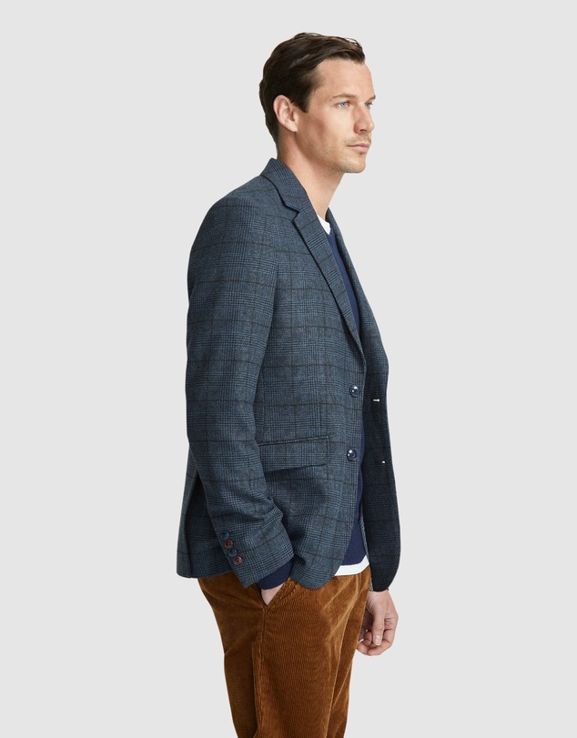 Oxford - Blake Wool Blend Check Blazer