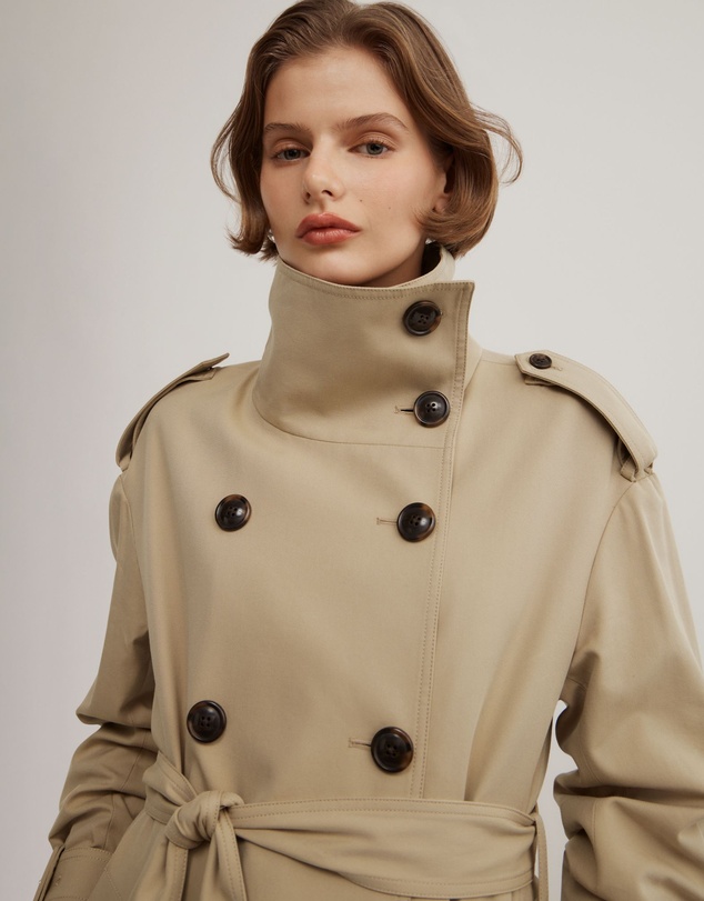 Witchery - Funnel Collar Trench Coat