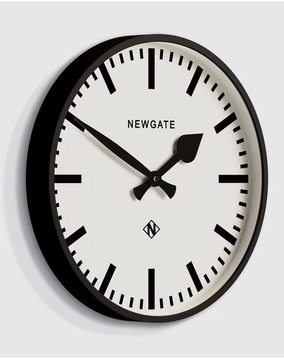 Newgate - Newgate Railway Clock Black