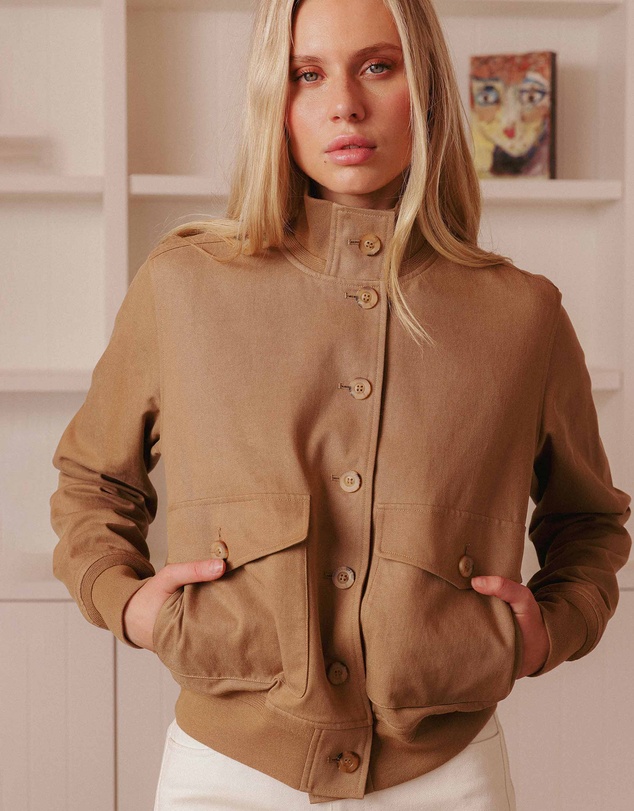 IDA+S - Margot Twill Bomber Jacket
