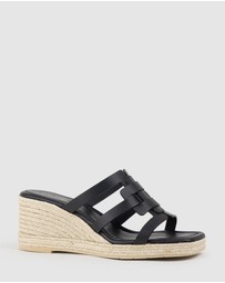 Edward Meller - MADERE Square Toe Slide Espadrille