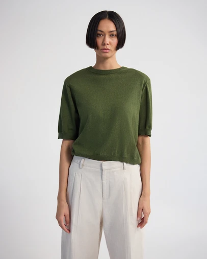 Oxford - Leeta Cashmere Blend Shldr Pad Knit
