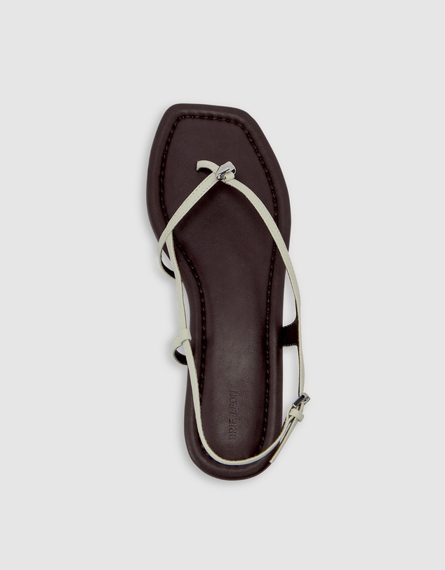 Brie Leon - Halle Flat Sandal - Leather