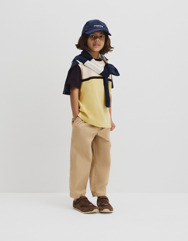 Country Road - Relaxed Contrast Splice T-shirt