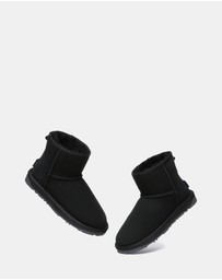 EVERAU - EverAU Ugg Mini Classic Double Faced Sheepskin Upper UGG Boots