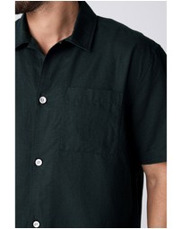 NEXT - Short Sleeve Linen Blend Shirt Standard Collar
