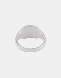 Serge DeNimes - Silver Onyx Armour Ring