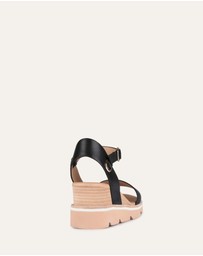 Jo Mercer - Katie Mid Heel Wedge Sandals