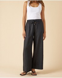 CAMIXA - Palazzo Linen Pants