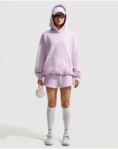 Nike - Studio Fleece Medium Weight Oversized Pullover Hoodie
