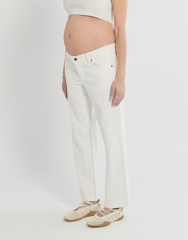 Soon Maternity - Soon Slim Straight Leg Jeans (Cropped)