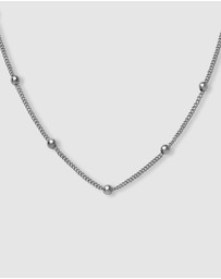 Rosefield - Dotted Necklace Silver Tone