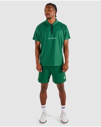 Malbon - Performance Zip Raglan Polo