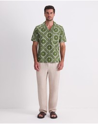 Sportscraft - Bandana Short Sleeve Resort Shirt