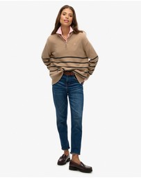 Superdry - Cotton Half Zip Knit
