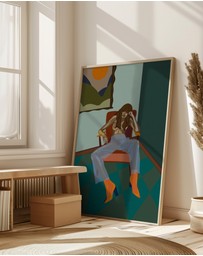 Olive et Oriel - KH Studio - Hester II by Karla Hyman Art Print