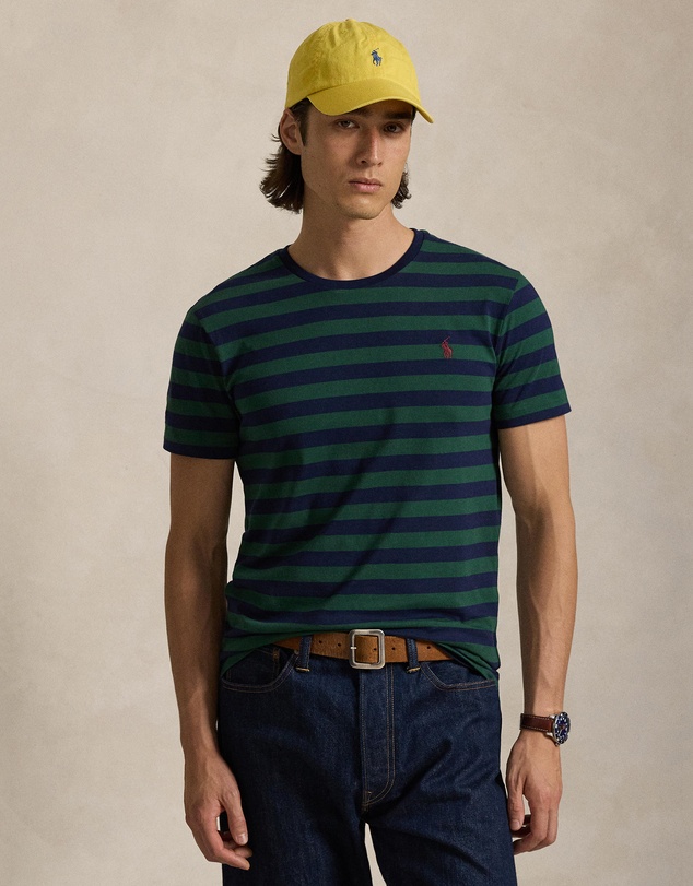 Polo Ralph Lauren - ICONIC EXCLUSIVE - Custom Slim Fit Striped Jersey T-Shirt