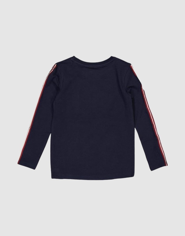 Quapi - Kas Long Sleeve Contrast Tape T-Shirt - Kids-Teens