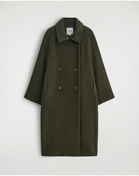 COS - Oversized Double-Breasted Wool Coat