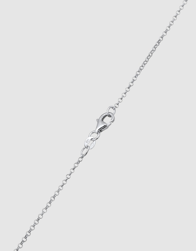 Elli Jewelry - Necklace Spiral 925 Sterling Silver Matte