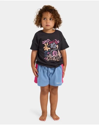Billabong - Toddlers Aloha Club Olly Elastic Waist Shorts