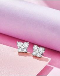 Mestige Kids - Little Flutter Earrings - Silver Plated