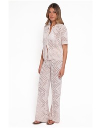 Petal & Pup - Briony Knit Pant Set - Cream