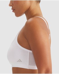 adidas Sportswear - 2 Pack Active Modal Comfort Wirefree Bralette With Cotton