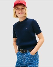 Tommy Hilfiger - Short Sleeve Chenille Sweater - Kids