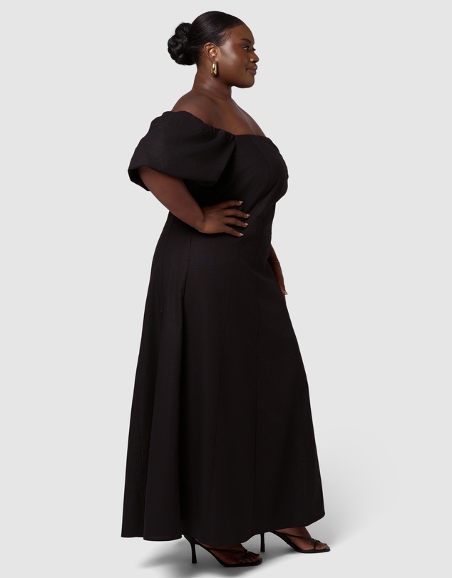 Pink Dusk by Curve Project - Heart Racer Midi Dress
