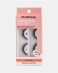 MCoBeauty - Longwear False Lashes Natural Duo Set - Ibiza