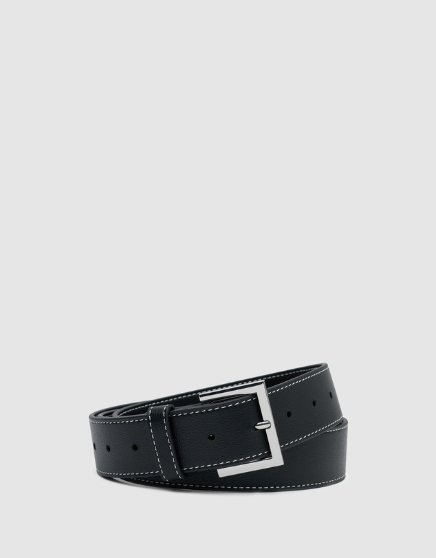 Nakedvice - The Carrie Black Topstitch Belt