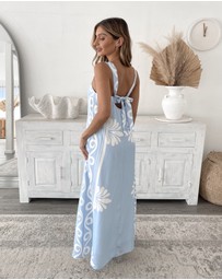 Esther & Co - Holden Dress - Blue Floral
