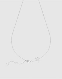 Secret Sisterhood - Initial H Letter Necklace